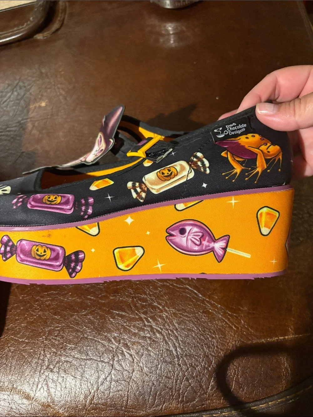 Black Halloween Cat Mary Jane women’s Shoes